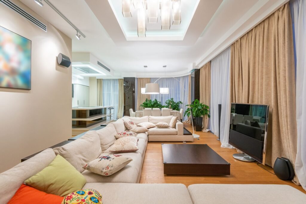Adapter un appartement : séjour d’appartement moderne
